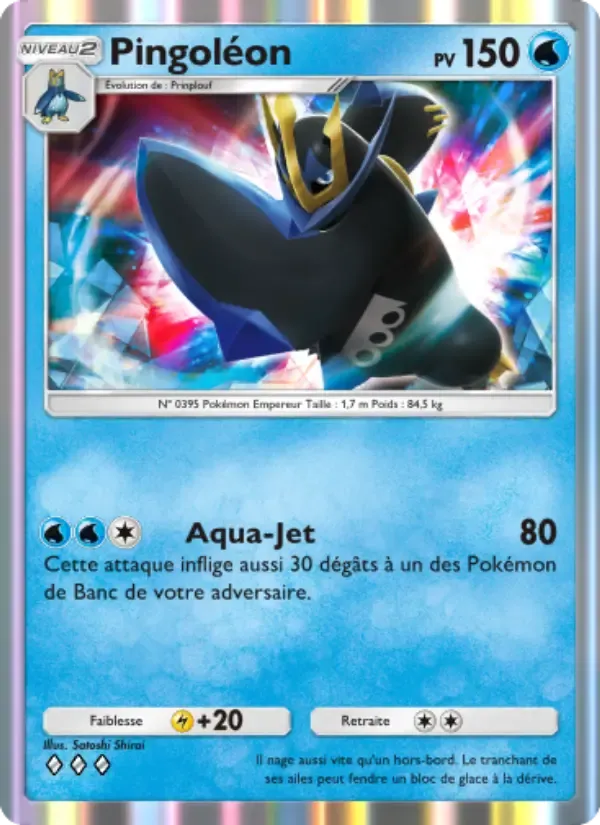Empoleon card in French