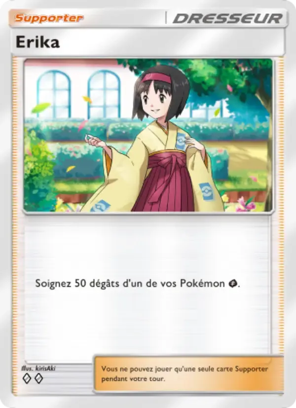 Erika card in French