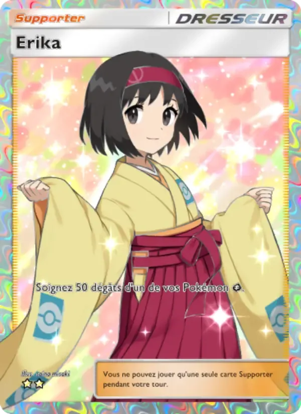 Erika card in French