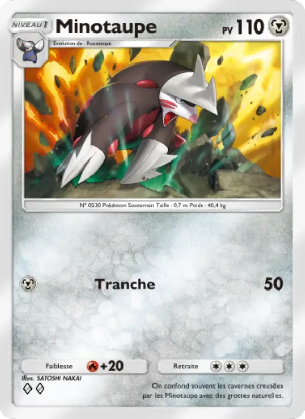 Excadrill card in French