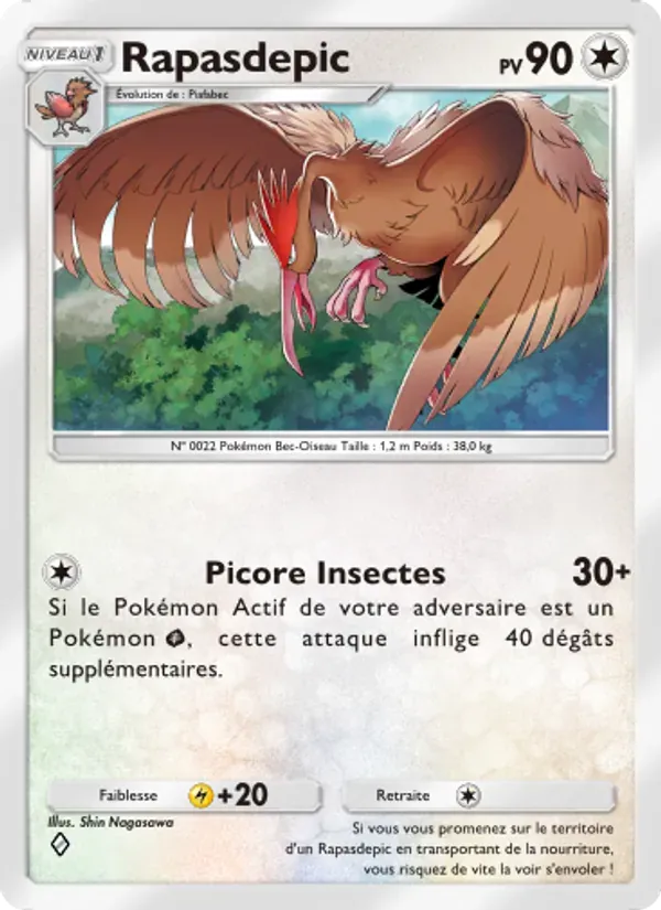 Fearow card in French