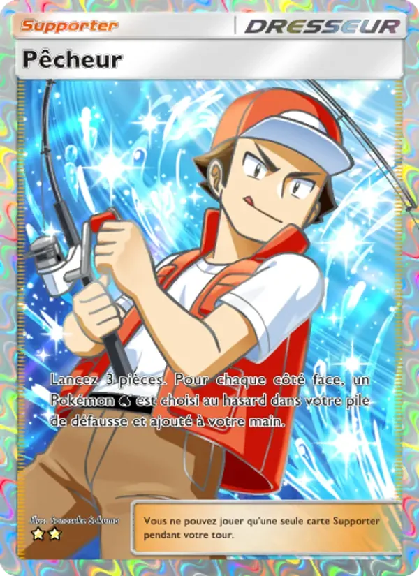 Fisher card in French