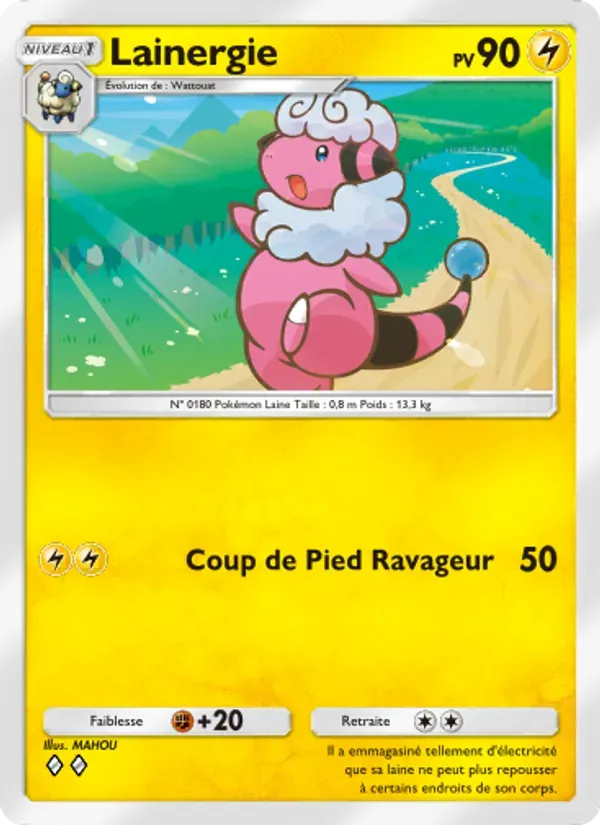 Flaaffy card in French