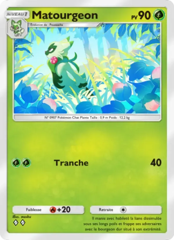 Floragato card in French
