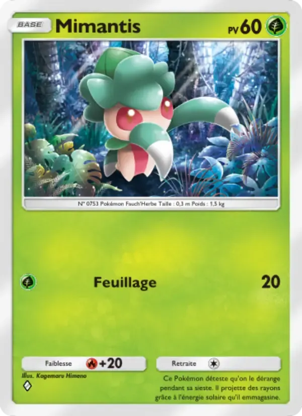 Fomantis card in French