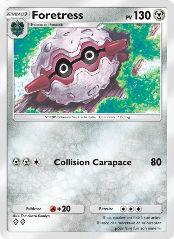 Forretress card in French
