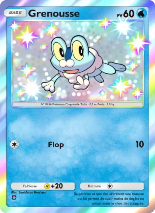 Froakie card in French