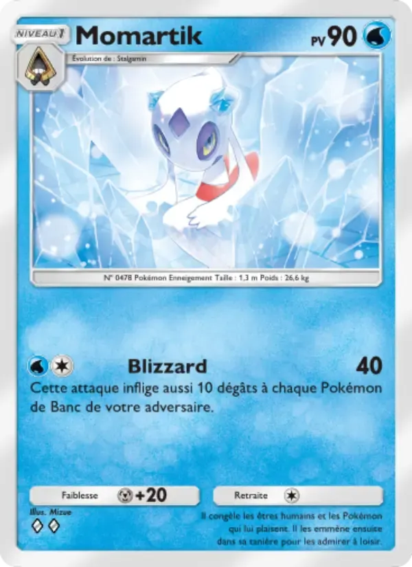 Froslass card in French