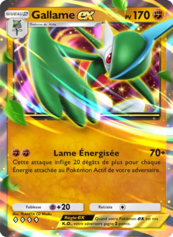 Gallade ex card in French