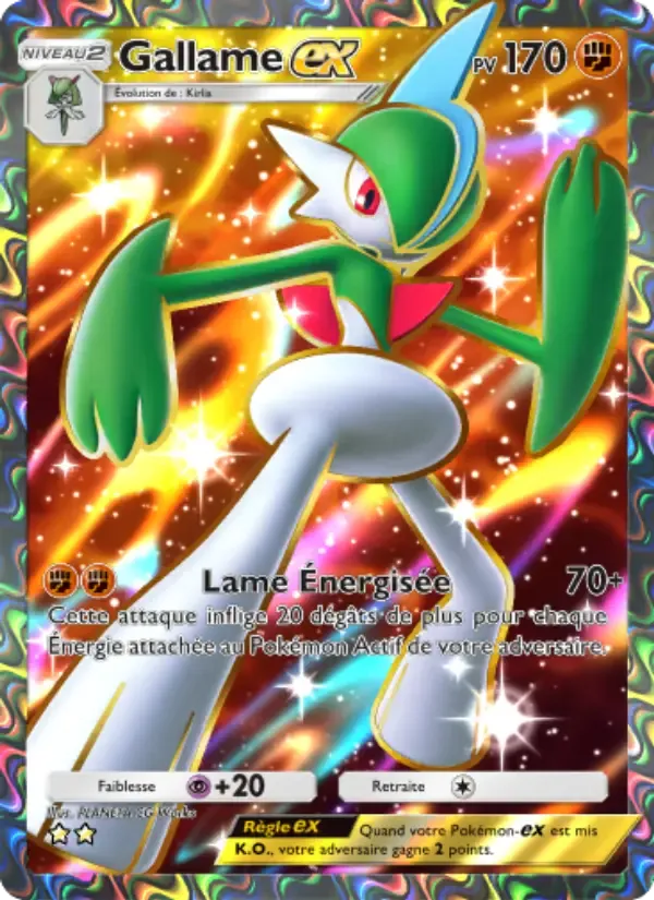 Gallade ex card in French