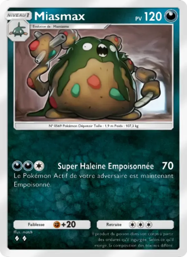 Garbodor card in French