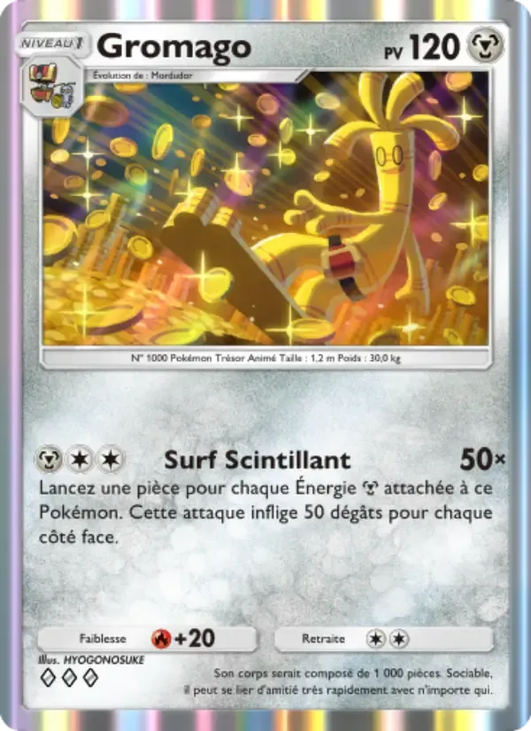 Gholdengo card in French