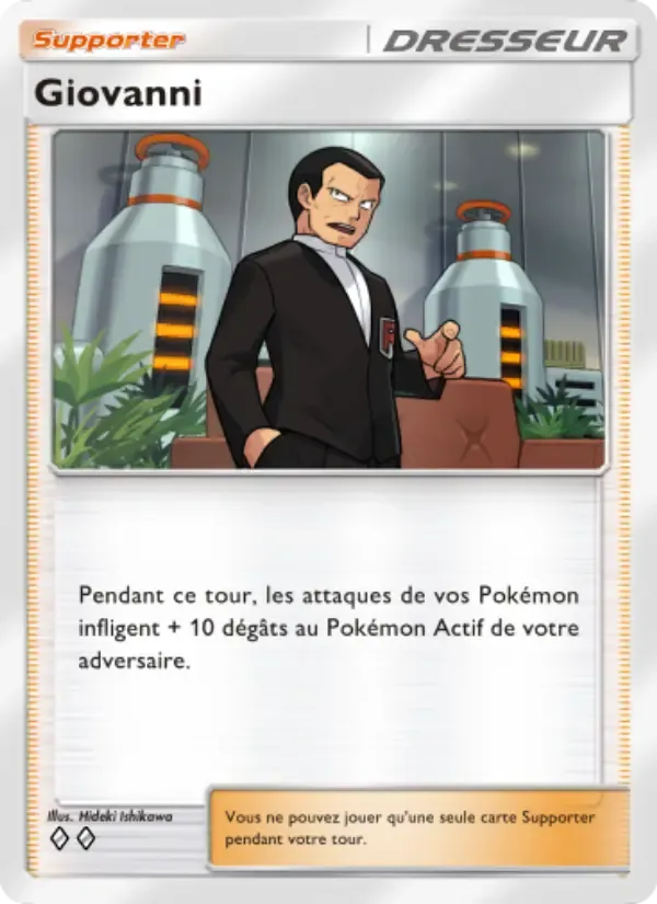Giovanni card in French
