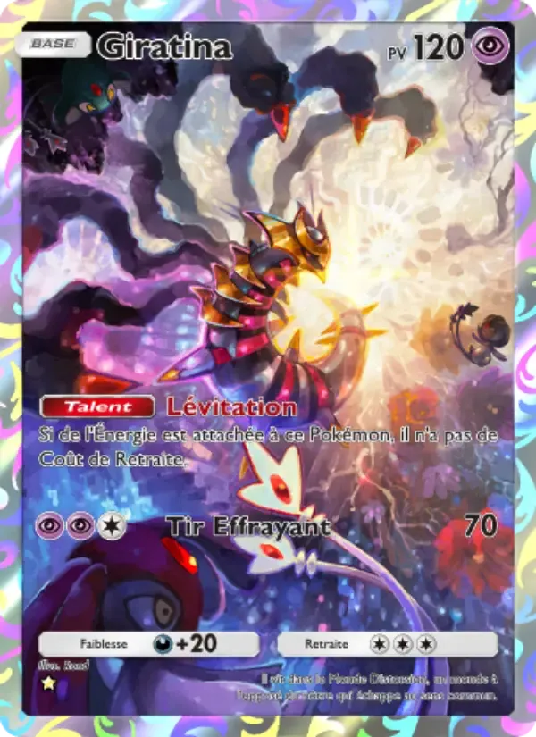 Giratina card in French