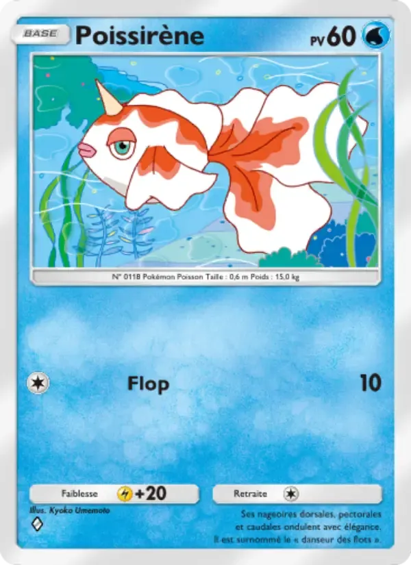 Goldeen card in French