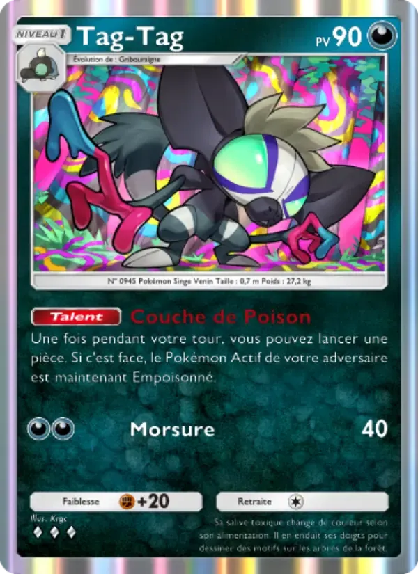 Grafaiai card in French