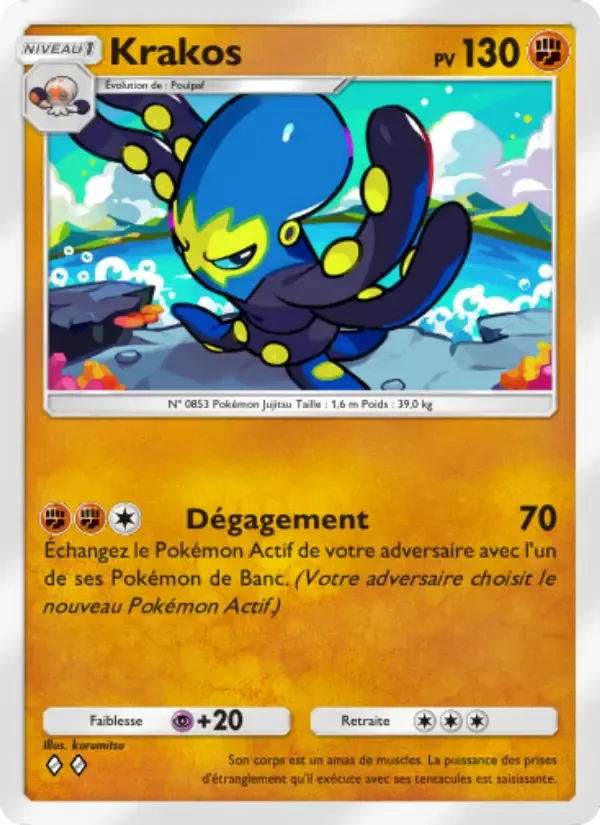 Grapploct card in French