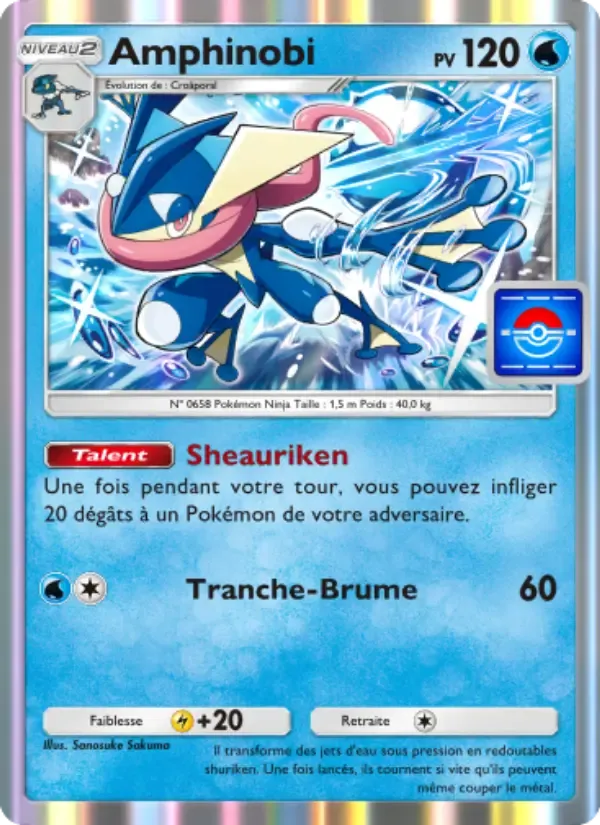 Greninja card in French