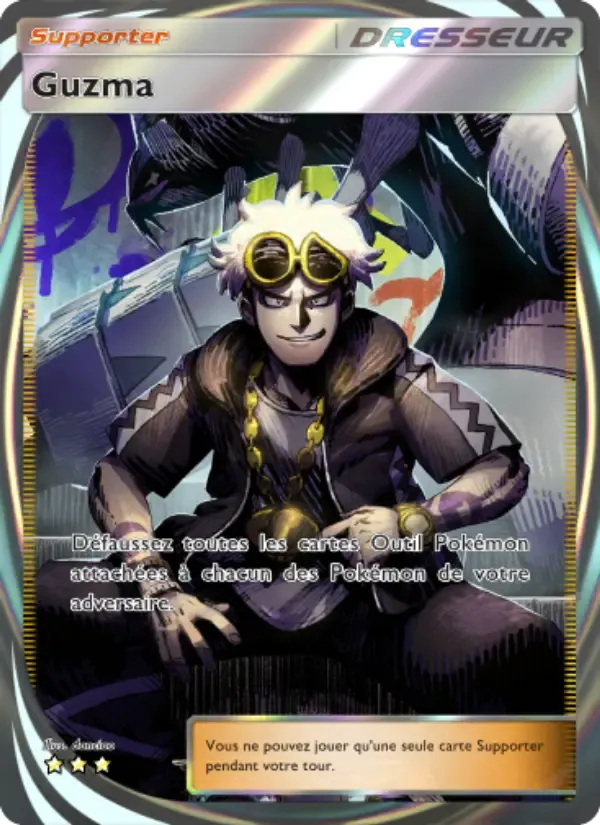 Guzma card in French
