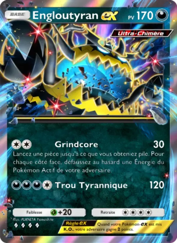 Guzzlord ex card in French