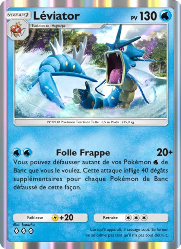 Gyarados card in French