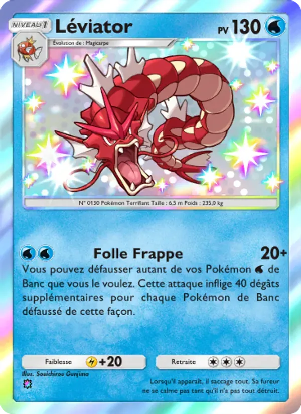 Gyarados card in French