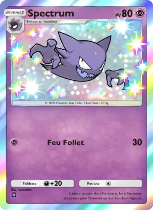 Haunter card in French