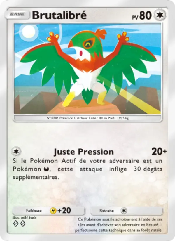 Hawlucha card in French