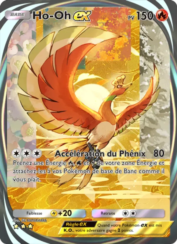 Ho-Oh ex card in French