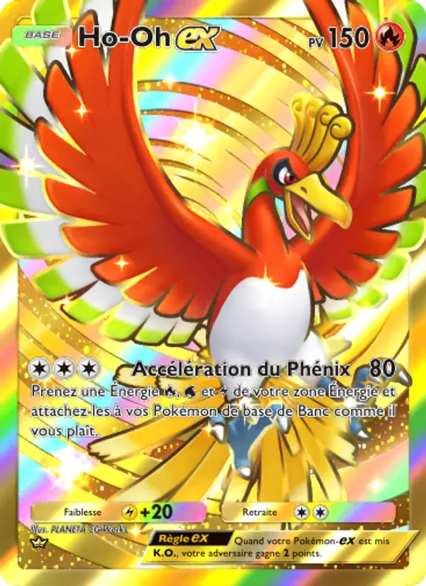Ho-Oh ex card in French