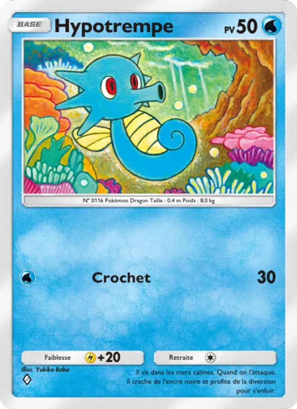Horsea card in French