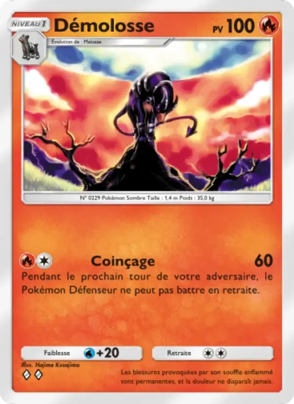 Houndoom card in French