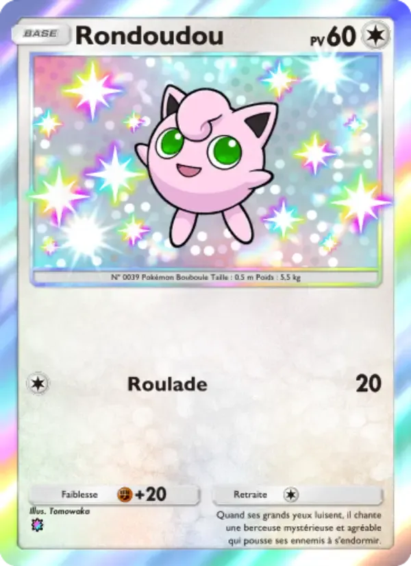 Jigglypuff card in French