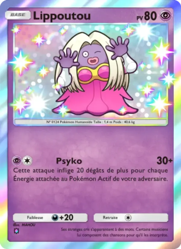 Jynx card in French