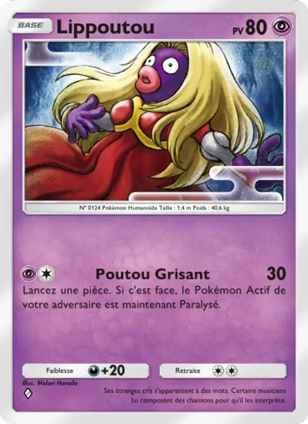Jynx card in French