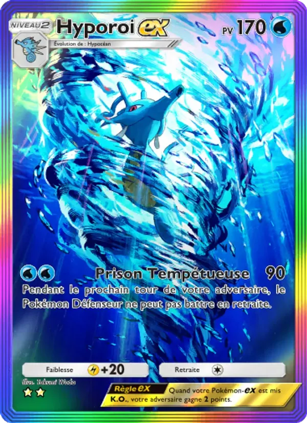 Kingdra ex card in French