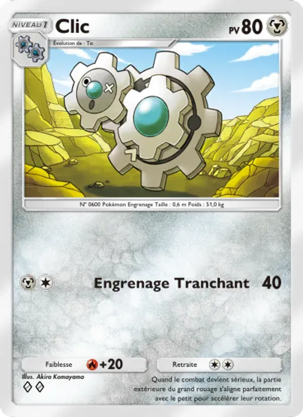 Klang card in French
