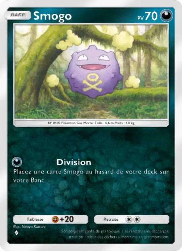 Koffing card in French
