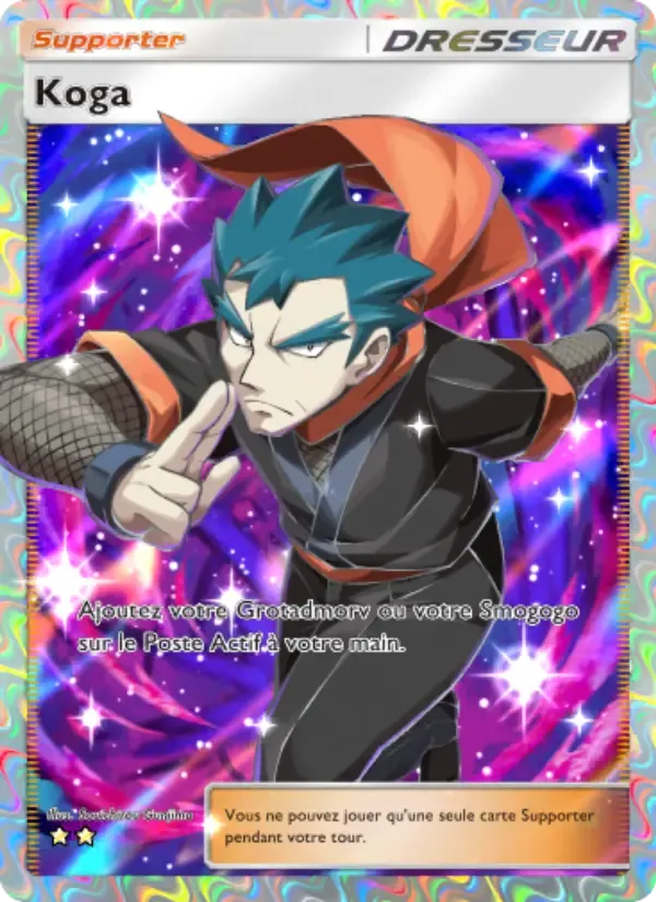 Koga card in French