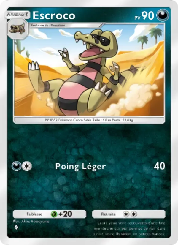 Krokorok card in French