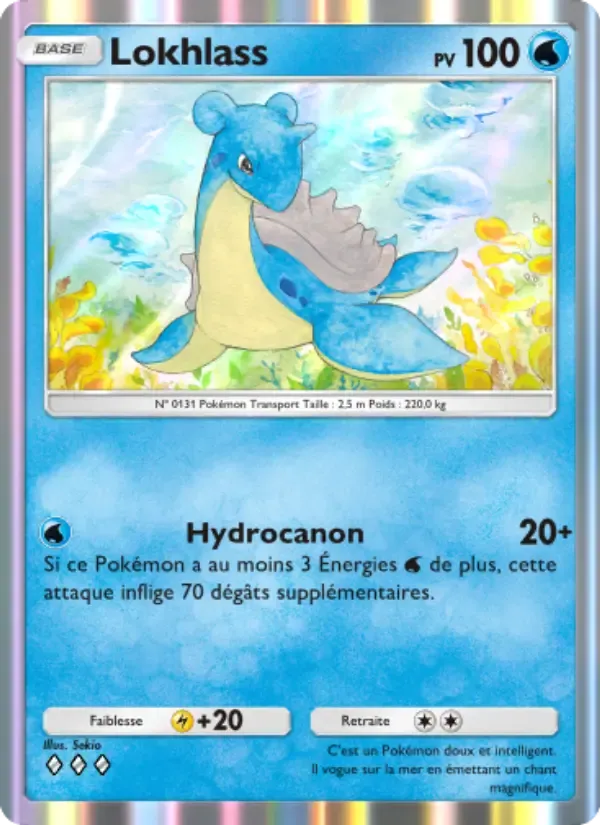 Lapras card in French