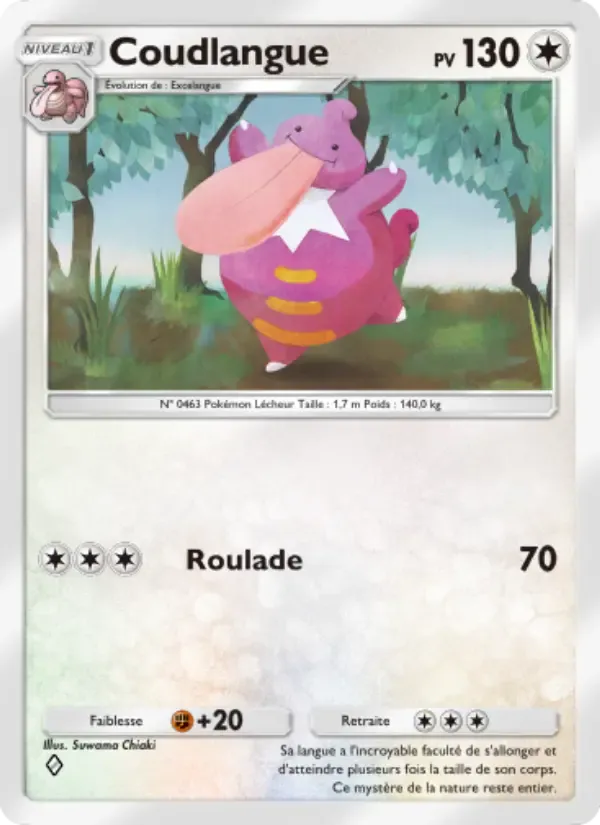 Lickilicky card in French