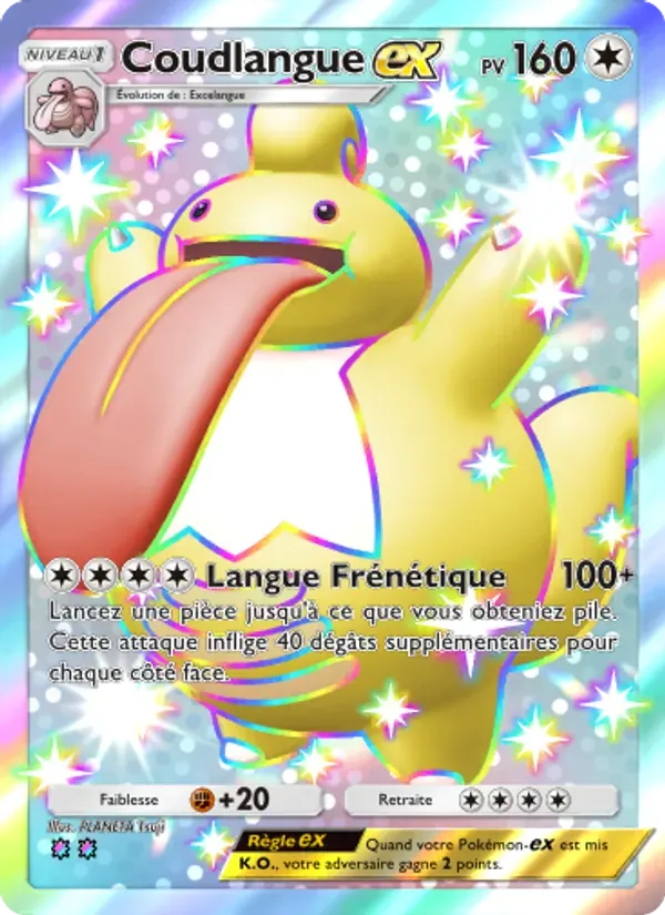 Lickilicky ex card in French