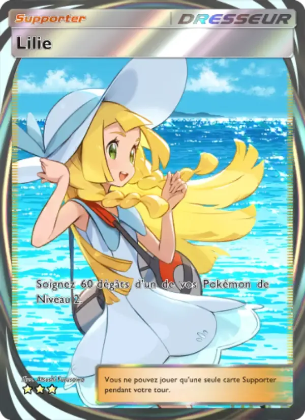 Lillie card in French