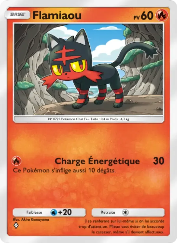 Litten card in French