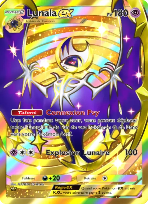 Lunala ex card in French