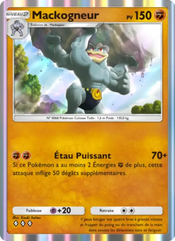 Machamp card in French