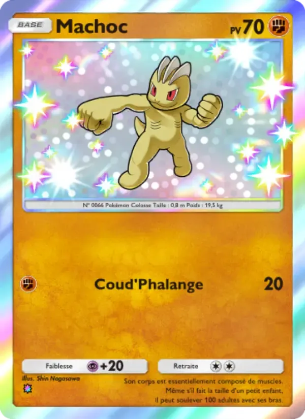 Machop card in French