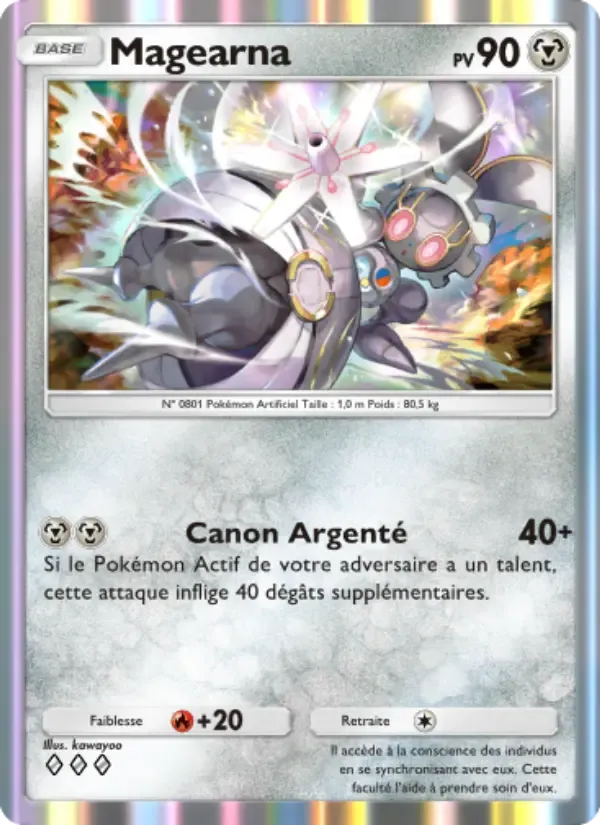 Magearna card in French