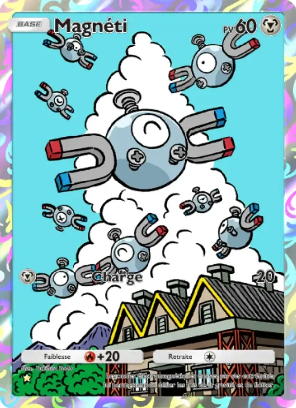 Magnemite card in French